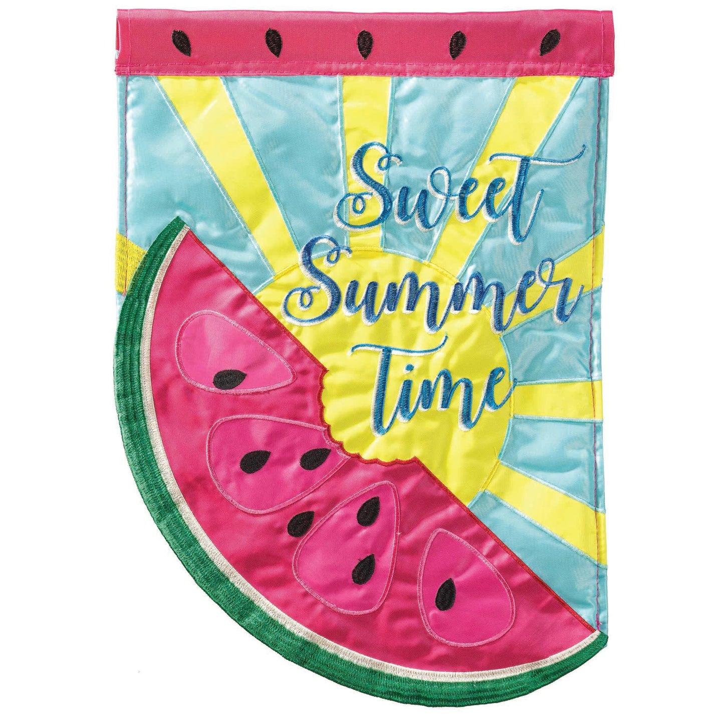 Watermelon Summertime Garden Flag