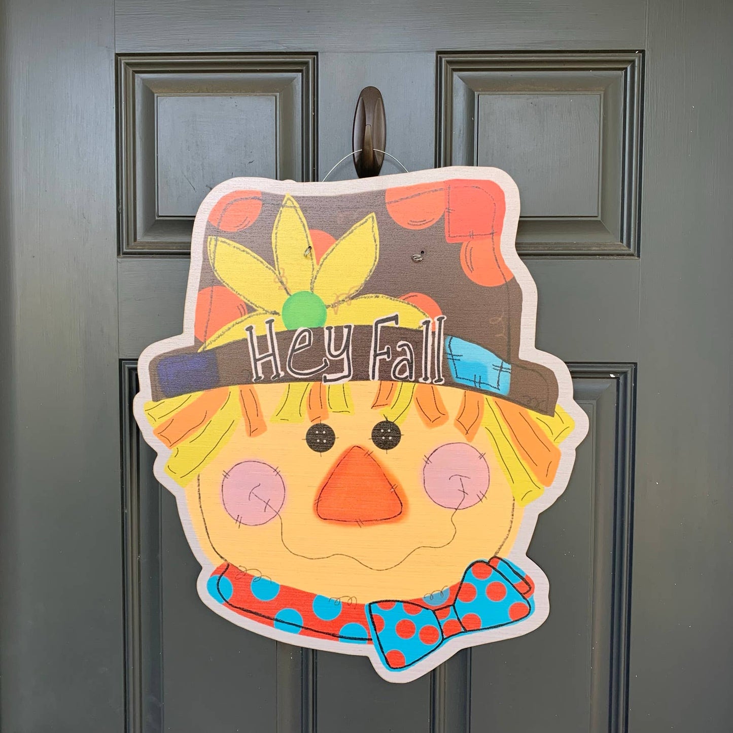 Scarecrow Door Hanger 23"