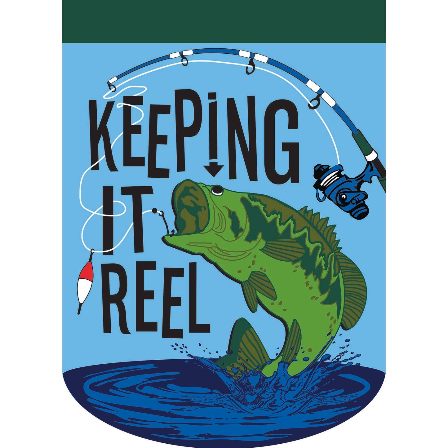 Keeping it Reel Garden Flag