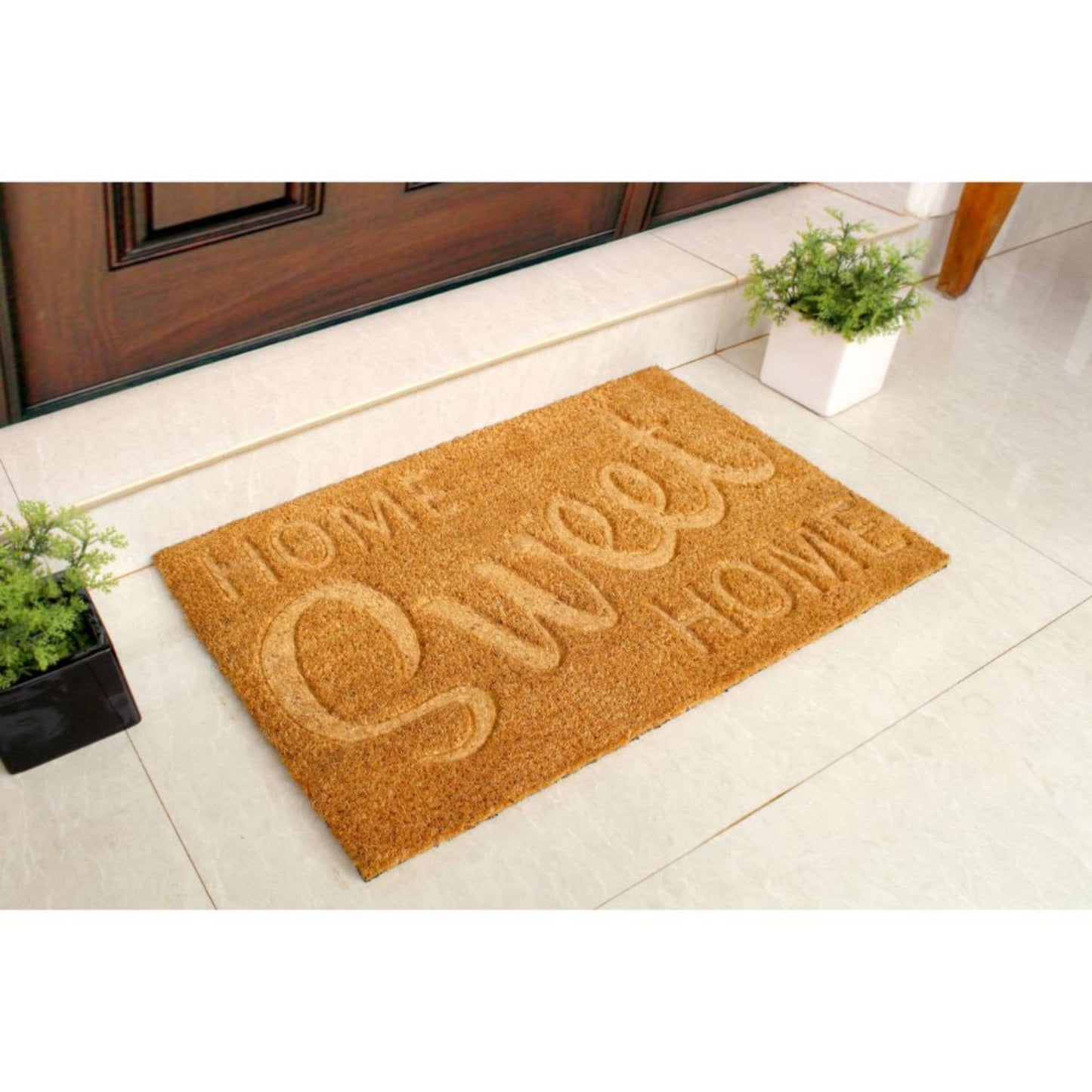 Embossed Home Sweet Home Coir Doormat, 16" x 24"