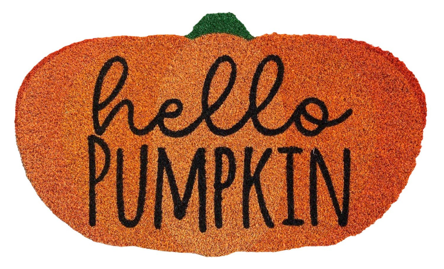 Hello Pumpkin Coir Fall Doormat 30" x 18" Indoor Outdoor