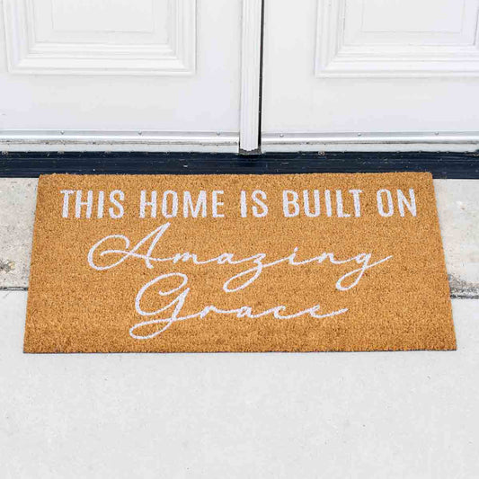 Amazing Grace Door Mat