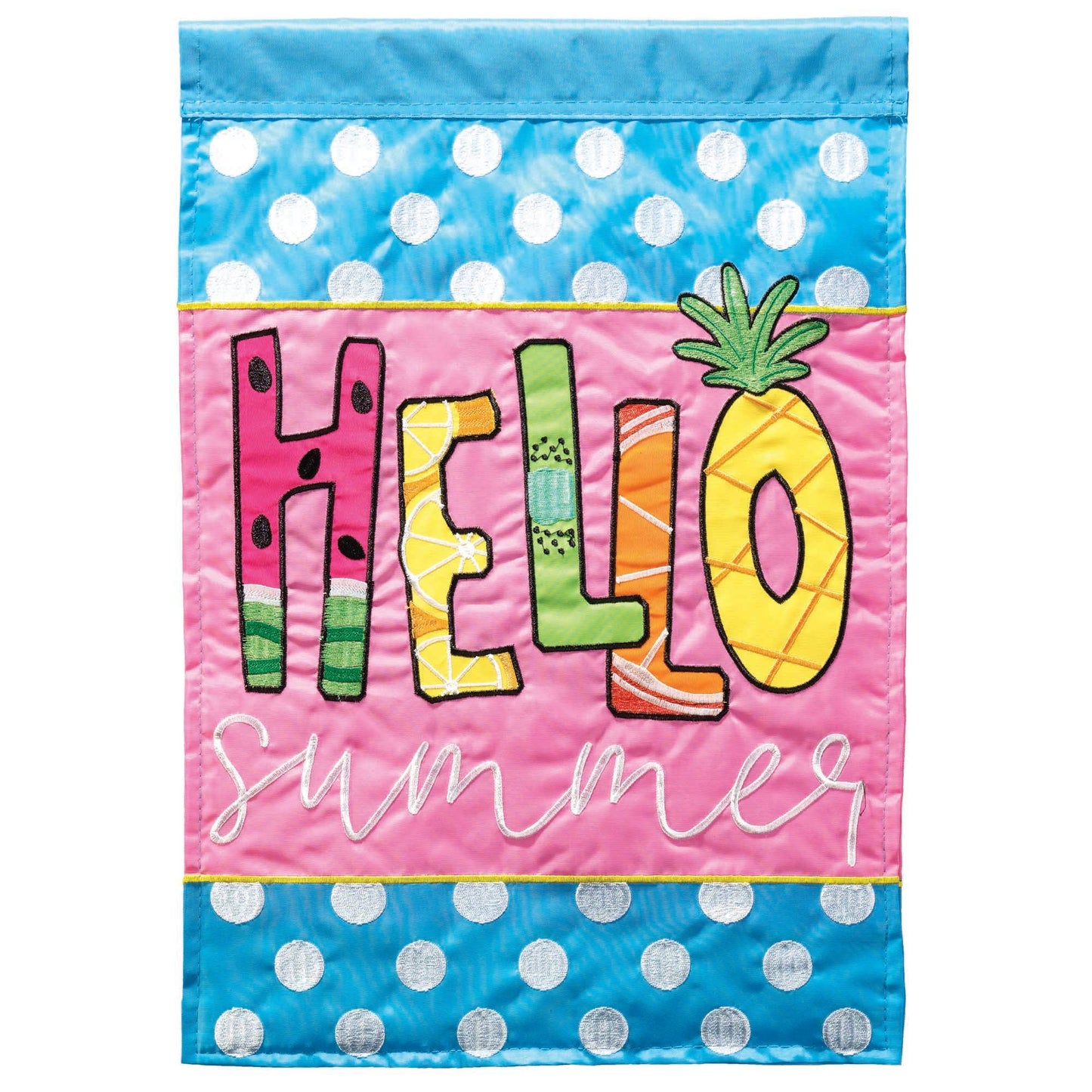 Hello Summer Garden Flag